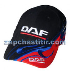 Кепка з логотипом DAF, чорно-червоно-синя