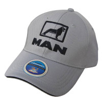 Кепка з логотипом MAN Cool Comfort, сіра Кепка з логотипом MAN Cool Comfort, сіра