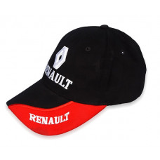 Кепка з логотипом Renault, чорно-червона
