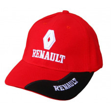 Кепка з логотипом Renault, червоно-чорна