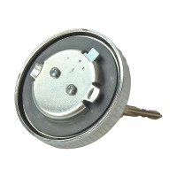 Крышка топливного бака диаметр 60 мм, с замком, металл Крышка топливного бака диаметр 60 мм, с замком, металл