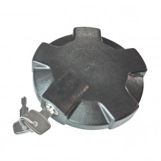 Кришка паливного бака діаметр 80 мм DAF, MAN, MERCEDES, RENAULT, VOLVO, замок збоку, пластик
