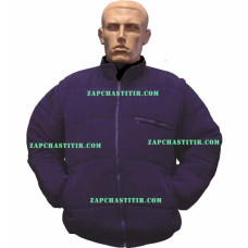 Куртка без напису синяя