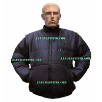 Куртка болонева чорна без напису