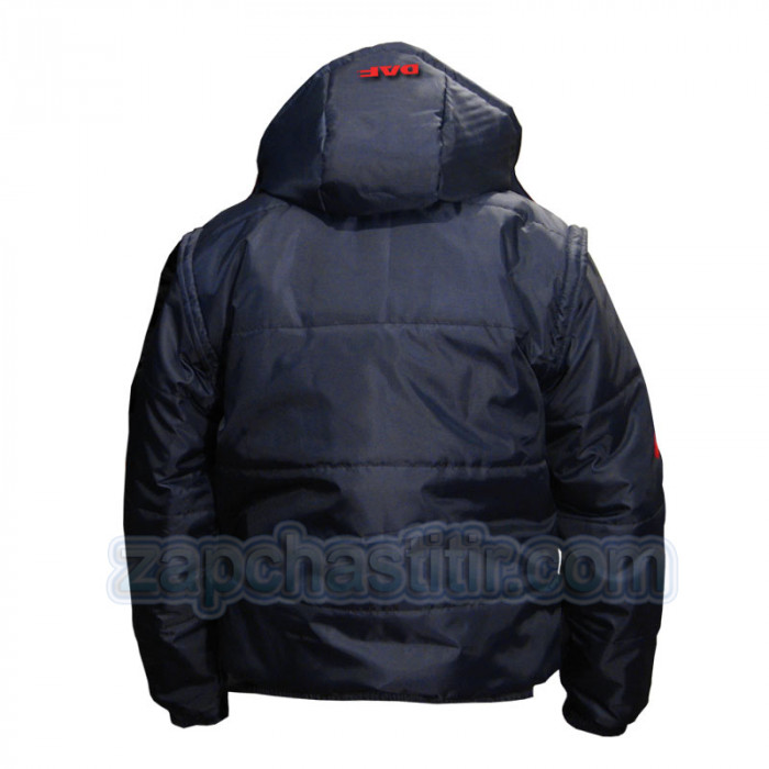 Куртка DAF синьо-червона, болонева з капюшоном Куртка DAF синьо-червона, болонева з капюшоном