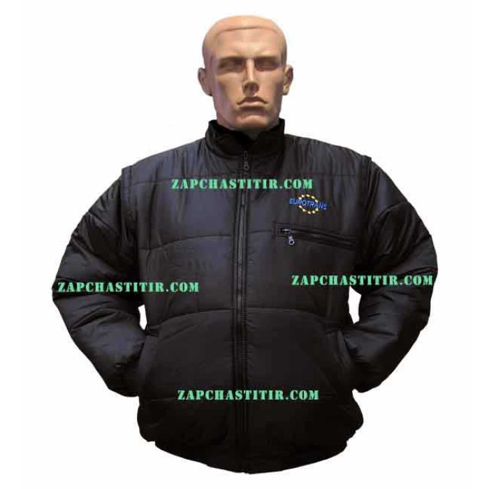 Куртка EVROTRANS болонева чорна Куртка EVROTRANS болонева чорна