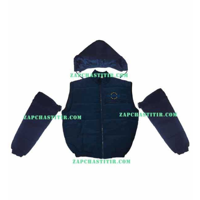 Куртка EVROTRANS з капюшоном синя Куртка EVROTRANS з капюшоном синя