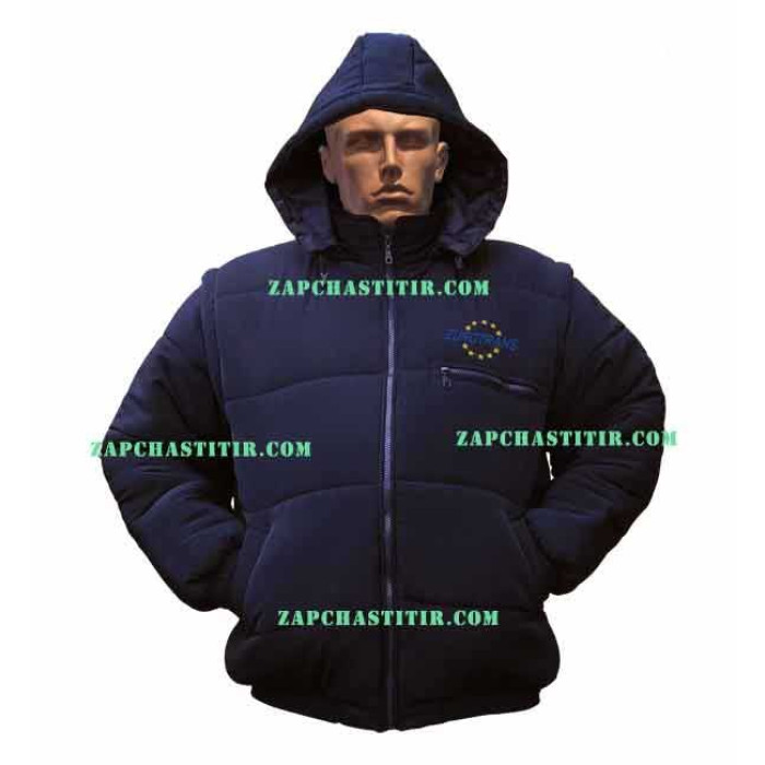 Куртка EVROTRANS з капюшоном синя Куртка EVROTRANS з капюшоном синя