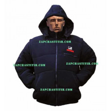 Куртка MAN з капюшоном синя