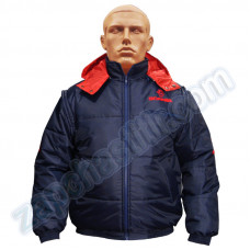 Куртка SCANIA синьо-червона, болонева з капюшоном