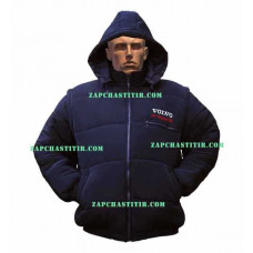 Куртка VOLVO з капюшоном синя