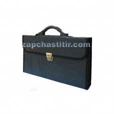 Папка матерчата для документів TIR, без напису з пластиковою ручкою