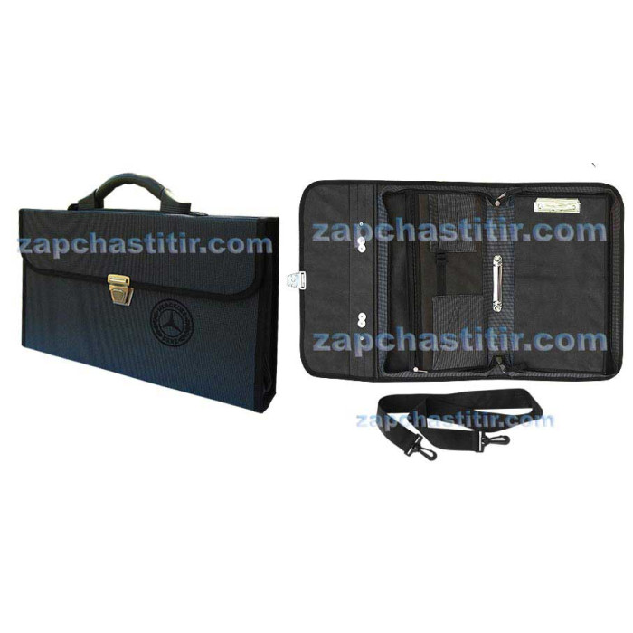 Папка матерчата для документів TIR, MERCEDES з пластиковою ручкою Папка матерчата для документів TIR, MERCEDES з пластиковою ручкою