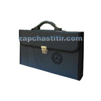 Папка матерчатая для документов TIR, MERCEDES с пластиковой ручкой