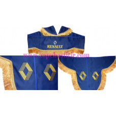 Комплект шторок RENAULT MASTER сині золоті бахроми Комплект шторок RENAULT MASTER сині золоті бахроми