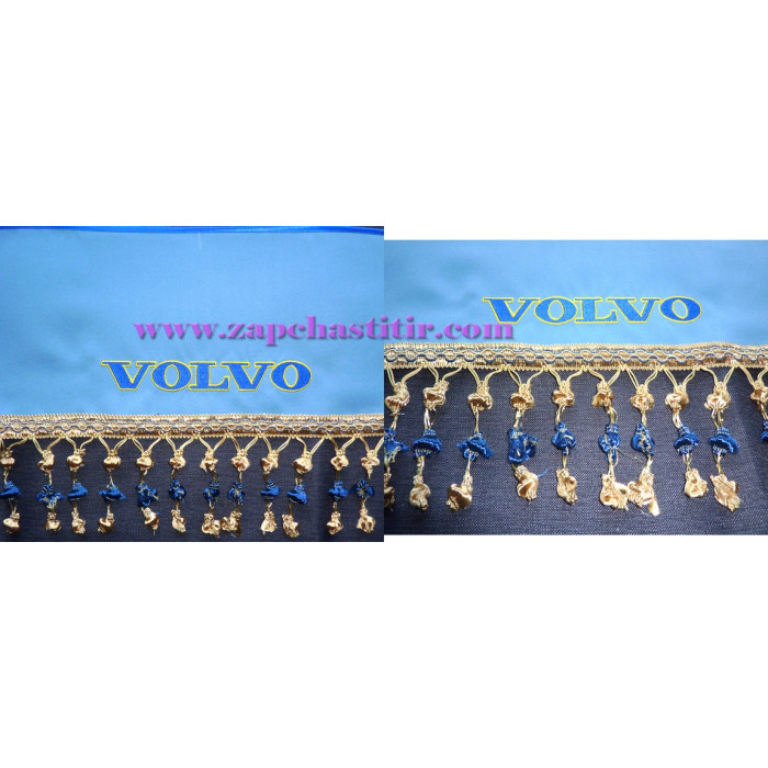 Шторка на лобове скло VOLVO блакитна пензлика золотисто-сині Шторка на лобове скло VOLVO блакитна пензлика золотисто-сині