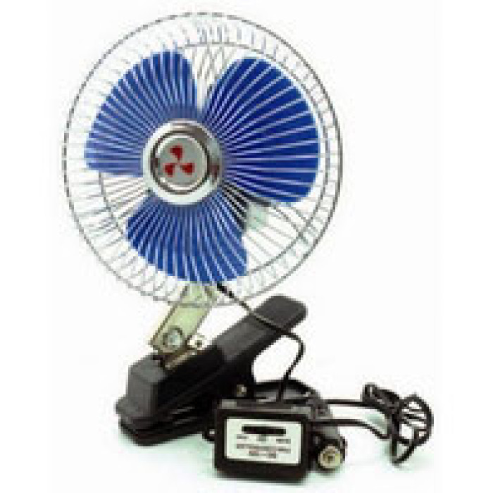 Вентилятор автомобильный, 24V, на прищепке, поворотный, две скорости Вентилятор автомобильный, 24V, на прищепке, поворотный, две скорости