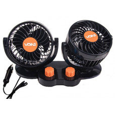Вентилятор автомобільний, 24V, ручний поворот, дві швидкості, кріплення двосторонній скотч Вентилятор автомобільний, 24V, ручний поворот, дві швидкості, кріплення двосторонній скотч