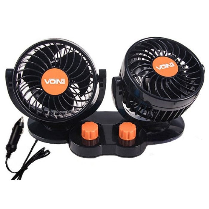 Вентилятор автомобильный, 24V, ручной поворот, две скорости, крепление двухсторонний скотч Вентилятор автомобильный, 24V, ручной поворот, две скорости, крепление двухсторонний скотч