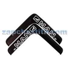 Вітровики MAN F2000 (COMMANDER) з написом срібло Вітровики MAN F2000 (COMMANDER) з написом срібло