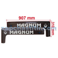 Вітровики RENAULT MAGNUM з написом срібло Вітровики RENAULT MAGNUM з написом срібло